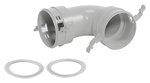 Vaillant Bogen 90 Grad ohne Befestigungssockel, Durchmesser 75/62mm mit Dichtungen 0020176826