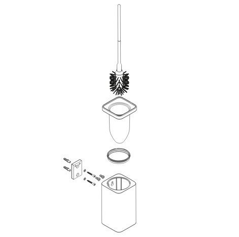 Hansgrohe Axor Becher Urquiola WC Bürstenhalter 95419000