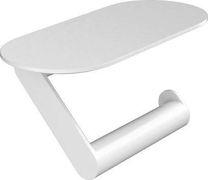 Hansgrohe Papierrollenhalter WallStoris mit Ablage mattweiss 27928700