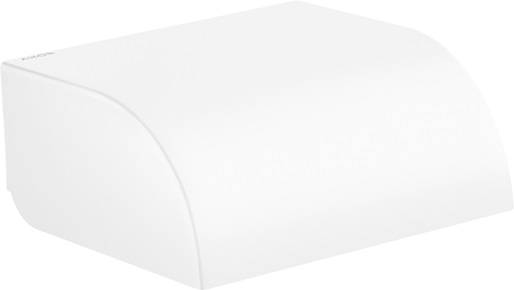 Hansgrohe Toilettenpapierhalter mit Deckel Axor Universal Circular mattweiss 42858700