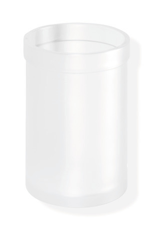 HEWI Glasbecher, Ersatzteil für Becher mit Halter 800.04.11045, 162.04.1105XA, 162.04.110540, 815.04.11005, 815.04.11045, 815.04.11065, 815.04.11095, 900.04.00040, 900.04.00060 und 900.04.000XA, Kristallglas 800.04.E01