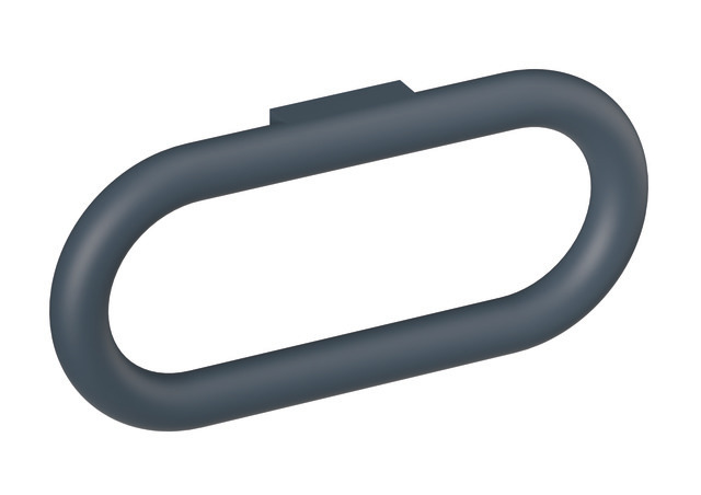 HEWI Handtuchring Serie 477, matt, anthrazitgrau 477.09B300 92