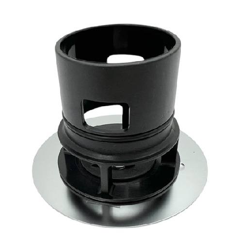 Geberit Ventilabdeckung für Handwaschbecken-Anschluss mit integriertem Überlauf seidenglanz-verchromt 241.993.46.1