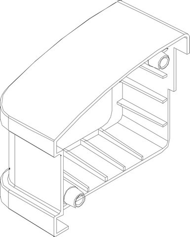 Bosch / Buderus Abdeckung links 7735600202