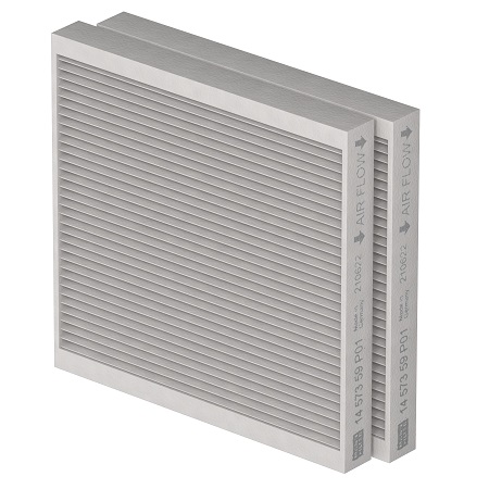 Zehnder Hygiene Filterset ComfoAir Fit 100, ISO Coarse 65%/ ISO ePM1 55%, 2 Stück 400100180