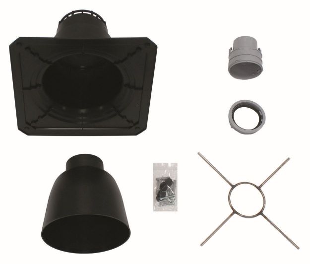 Vaillant Paket Luft-/Abgasführung im Schacht flexibel Anschluss-Set D 60/100 PP (3 Stck) 0010030864