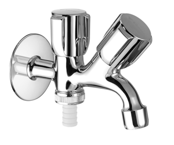 Schell Kombi-Auslaufventil COMFORT Schlauchverschraubung, 1/2", chrom 035620699