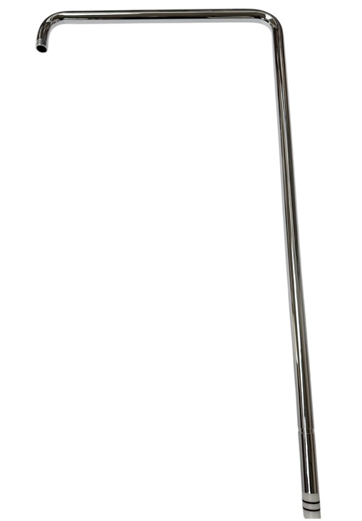 Hansgrohe Axor Brausearm Front Showerpipe mit Thermostat/2jet Kopfbrause, chrom 92242000