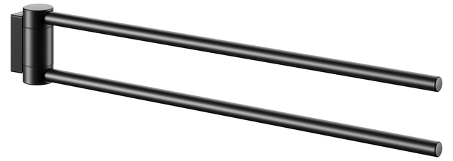 Keuco Handtuchhalter Plan 2-teilig schwenkbar, schwarz 14918370000