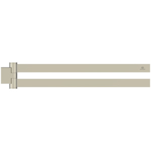 Ideal Standard doppelter Handtuchhalter Conca Cube 447mm silber T5395GN