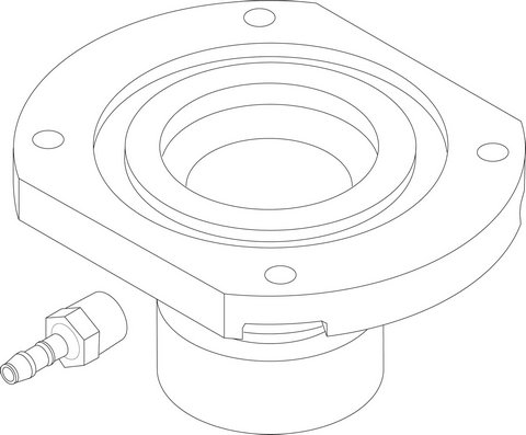 Bosch / Buderus Flansch VR4XX 1 1/8" 8738804971