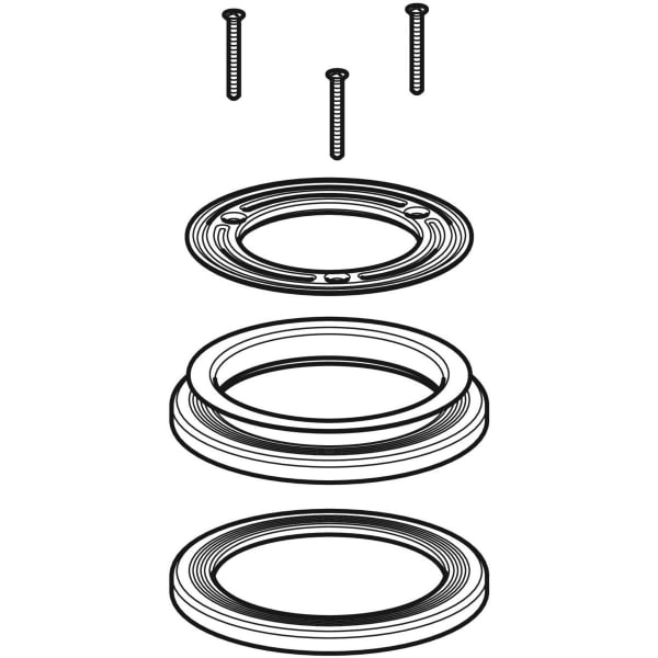 Geberit Klemmflansch zu Duschwannenabläufen d90 243.567.00.1