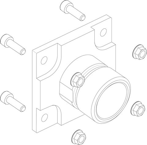 Bosch / Buderus Flansch G 1 1/8" 8738805018