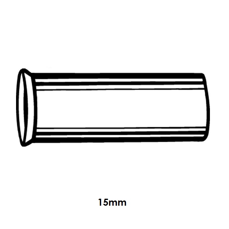 Heimeier Stützhülse 15mm für Kupfer- und Präzisionsstahlrohr 1300-15.170