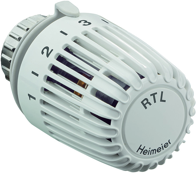 Heimeier Ersatz-Thermostat-Regler, weiß für Rücklauftemperaturbegrenzer RTL 6500-00.500