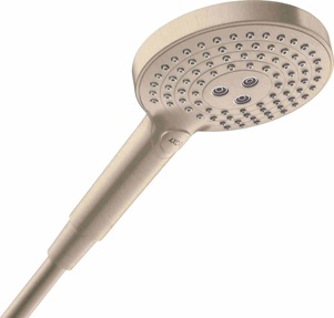 Hansgrohe Handbrause 120 3 jet Axor brushed nickel 26050820