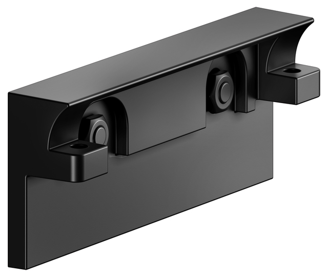 Keuco Klebe Set 8 Universalartikel für 12862 /73 mit Wandanbindung schwarz matt 04994370800
