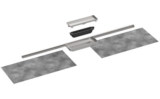 Hansgrohe Fertigset RainDrain Minimalistic 800mm Duschrinne befliesbar 56220000