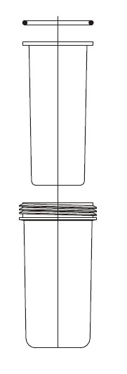 Grünbeck Filterglocke mit Schutzglocke für FS 1", FSV 1",FSV 1 1/4 100646