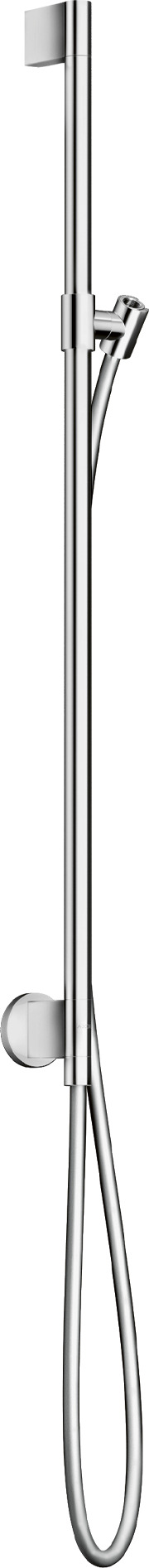 Hansgrohe AXOR One Brausestange 900mm mit Wandanschluss und Brauseschlauch 1600mm, Chrom 48792000