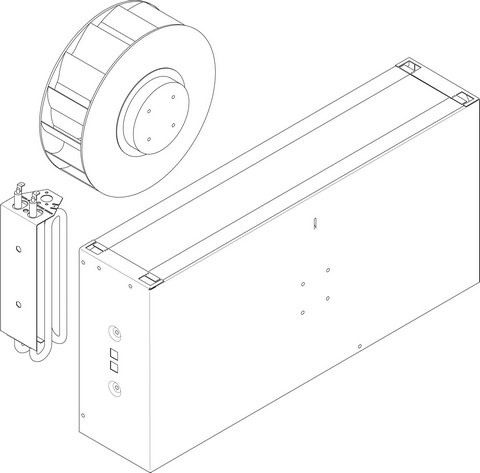 Bosch / Buderus Gebläse mit Vorwärmer 87186664070