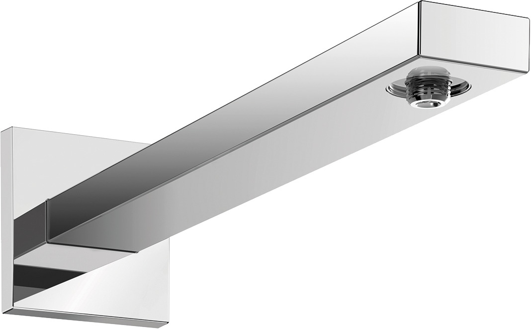 Hansgrohe Brausearm E 390mm mit rechteckigem Schaft, Chrom 27694000