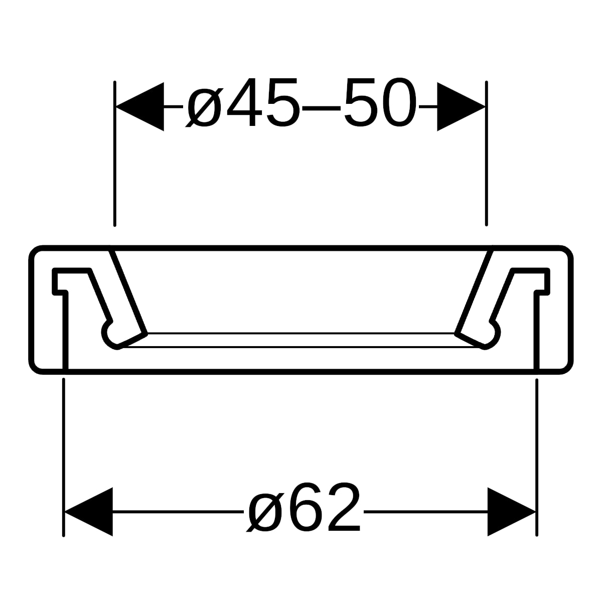 Geberit Manschette d62 358.826.00.1