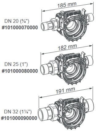 Grünbeck cliQlock-Basismodul DN 32 101000090000