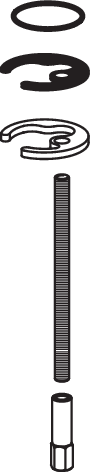 HEWI Befestigungsmaterial für AQ1.12M10340 und AQ1.12M10360 BM1302