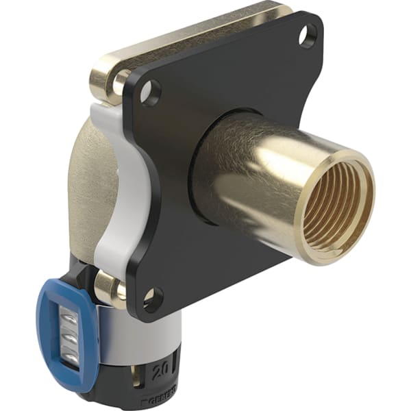 Geberit FlowFit Bogenwanddurchführung 90 Grad RG+ d20-Rp1/2 620.804.00.1