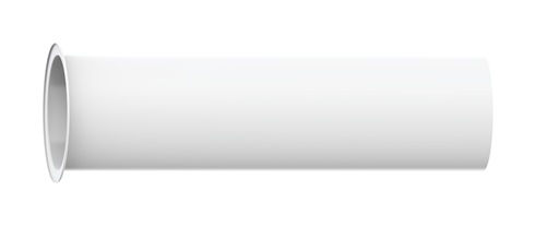 Hansgrohe gerades Rohr, mit Bord, 32mm, L = 300mm mattweiss 53428700