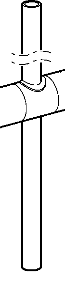 Hansa Brausearm ohne Kopfbrause, chrom 59913814