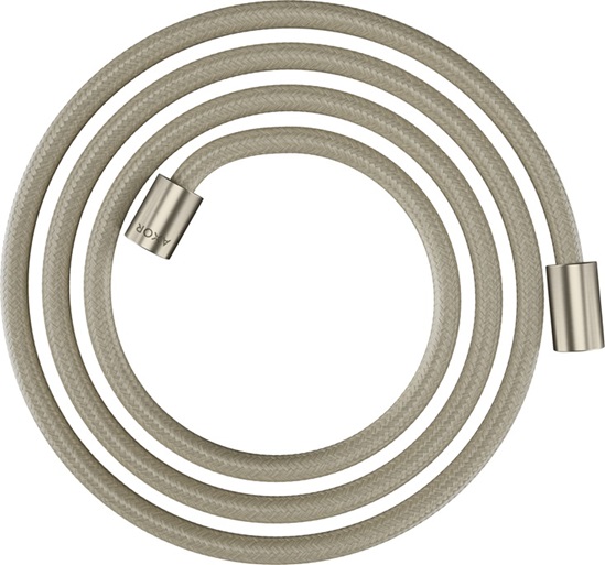 Hansgrohe Textilbrauseschlauch Axor 2000mm mit zylindrischen Muttern brushed nickel 28291820