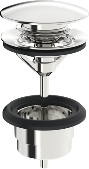 Hansa Ablaufgarnitur Push-Open chrom 59913988