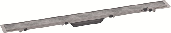 Hansgrohe RainDrain Rock Duschrinne 800mm kürzbar und befliesbar 56031000