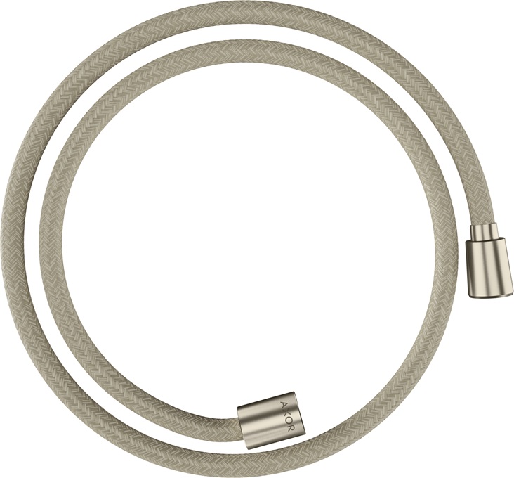 Hansgrohe Textilbrauseschlauch Axor 1250mm mit konischer/zylindrischer Mutter brushed nickel 28227820