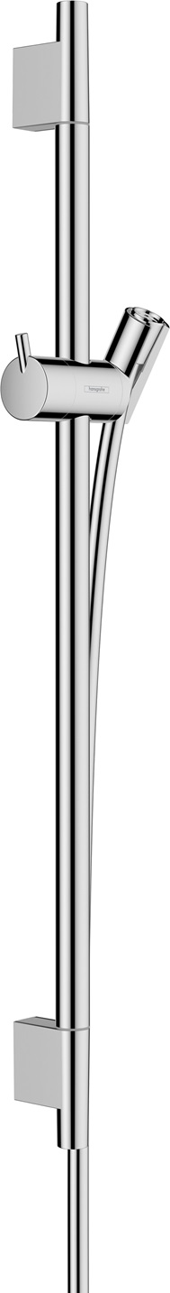 Hansgrohe Brausestange Unica S Puro 650mm mit Isiflex Brauseschlauch 1600mm, Chrom 28632000
