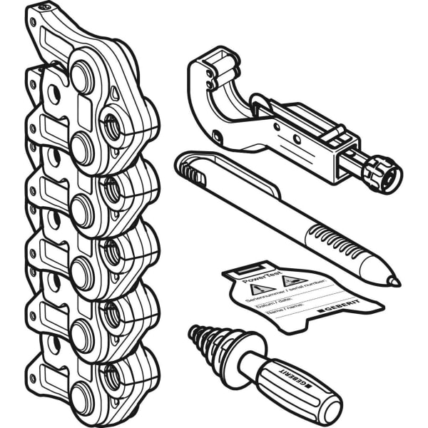 Geberit Mepla Pressbackenset d16-40 Geberit Kompatibilität (1) 690.182.00.1