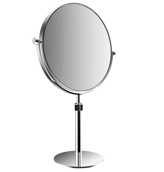 Emco Kosmetikspiegel Pure 3-/1-fach, Standmodell, rund D=229mm, chrom 109400120