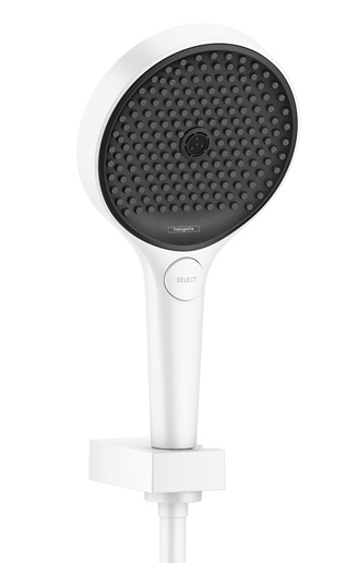 Hansgrohe Brausehalterset Rainfinity 130 3jet mit Brauseschlauch 1600mm, Mattweiß 26851700