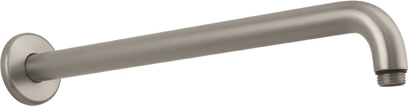Hansgrohe Brausearm DN15 389mm Ausladung 90 Grad brushed nickel ohne Kugelgelenk 27413820