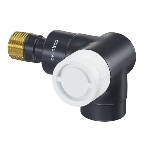 Oventrop Thermostatventil "E" DN15, 1/2", Winkel-Eck rechts, anthrazit 1163433