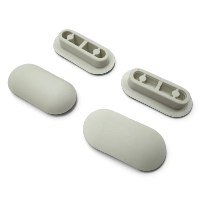Geberit Set Puffer für WC-Sitz Service Kit, +/- 2mm, je 2 Stück 598014000