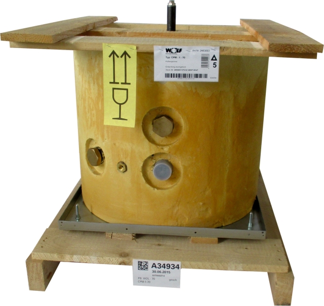 Wolf Pufferspeicher ohne Verkleidung für CPM-1-70 2483883