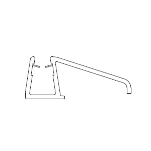 HSK Wasserabweisprofil, Länge 1.000mm E100058-8-1