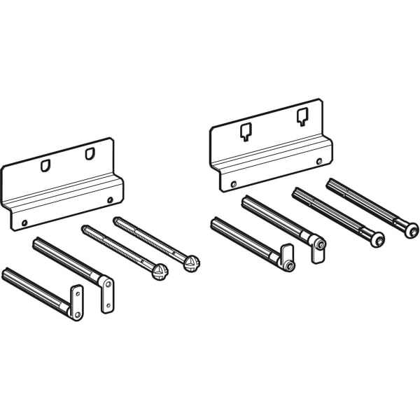 Geberit Set für Auslösung und Fixierierung der Designplatte, zu AquaClean 242.514.00.1