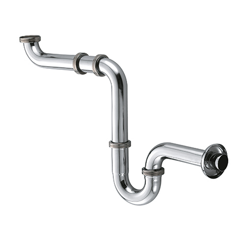 Kludi Waschtisch-und Bidet-Sifon Geruchverschluss G1 1/4 x 32mm, chrom 1025505-00