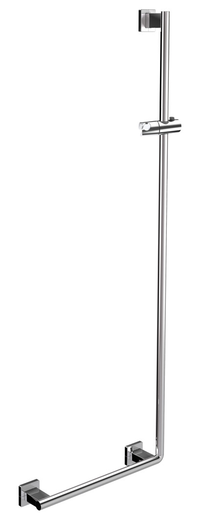 Emco Duschreling System2 für Einhängesitz, links, chrom 355100100
