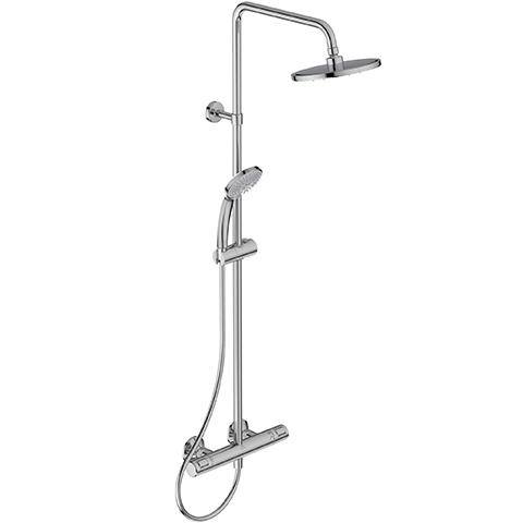 Ideal Standard Duschsystem Ceratherm T25 mit Brausethermostat chrom A7208AA