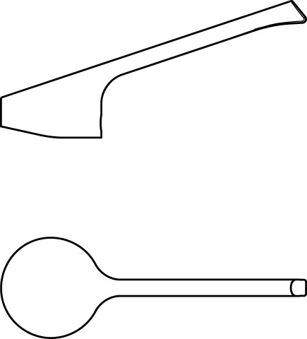 Ideal Standard Bügelgriffhebel Retta, L:140mm, chrom B960832AA